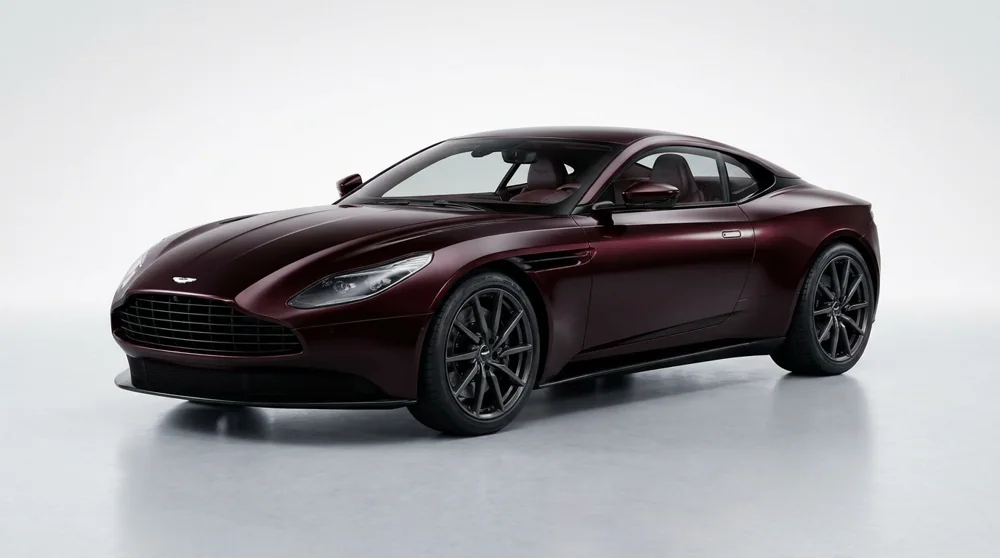 Sports car dipped in Black Cherry