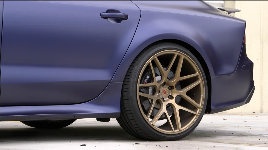Satin Dip Armor finish on a dipped car