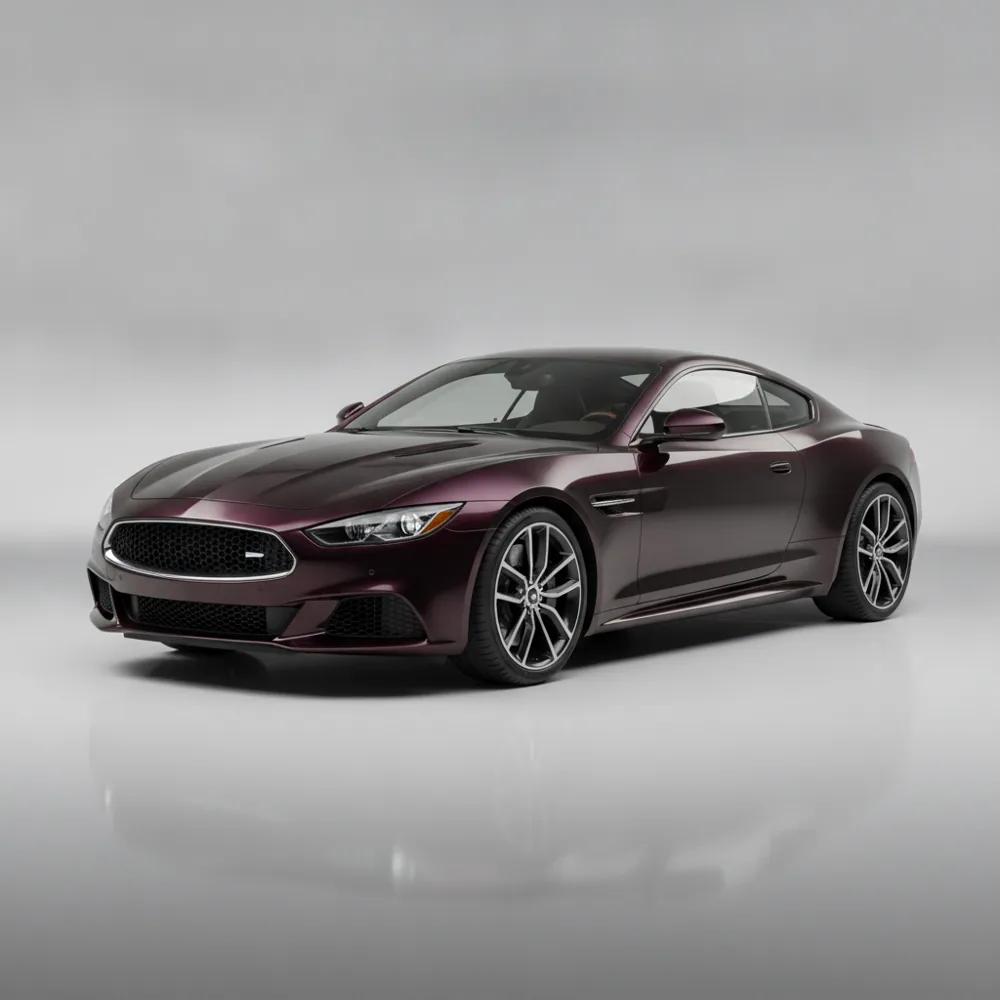 Deep wet-look gloss finish on a dipped car